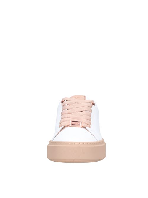 Leather and faux leather trainers ALEXANDER SMITH | N1D 04WCM LONDONBIANCO-CAMEL